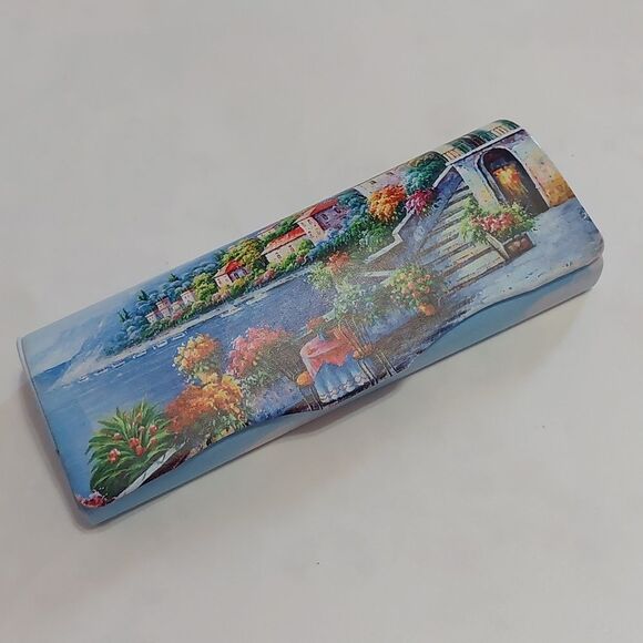 Summer Vibes Bright Print Cottage Core Eyeglasses Case - Picture 2 of 11